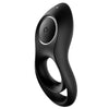 SATISFYER - LEGENDARY DUO BLACK VIBRATOR RING