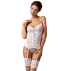 CASMIR - MARCELLE PICARDIA BLANCO CON LIGUERO Y TANGA BY CASMIR S/M - Sensuana.es