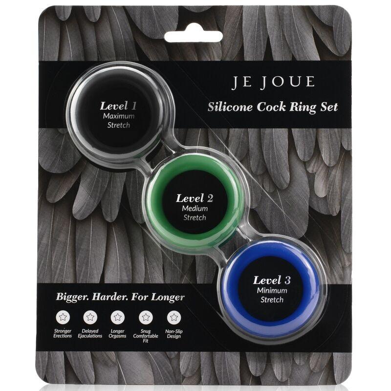 JE JOUE - SILICONE SET ANILLOS PENE DE SILICONA - Sensuana.es