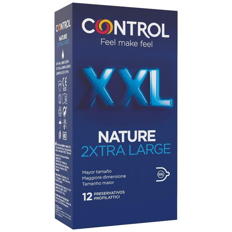 CONTROL - NATURE 2XTRA LARGE PRESERVATIVOS XXL - 12 UNDS - Sensuana.es