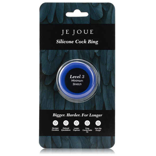 JE JOUE - ANILLO SILICONA AZUL - ESTRANGULAMIENTO MINIMO - Sensuana.es