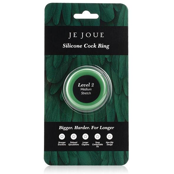 JE JOUE - ANILLO SILICONA VERDE - ESTRANGULAMIENTO MEDIO - Sensuana.es