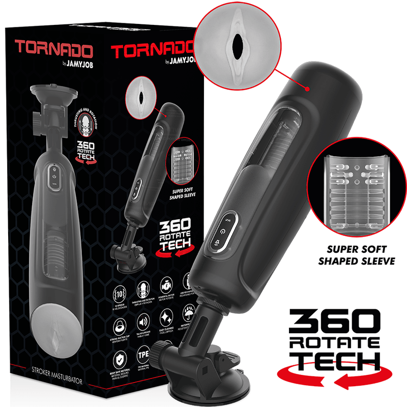 JAMYJOB - TORNADO MASTURBADOR 360 ROTATE TECH - Sensuana.es