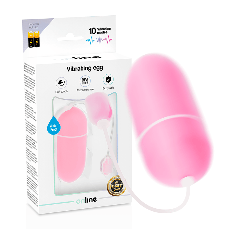 ONLINE - HUEVO VIBRADOR WATERPROOF ROSA - Sensuana.es