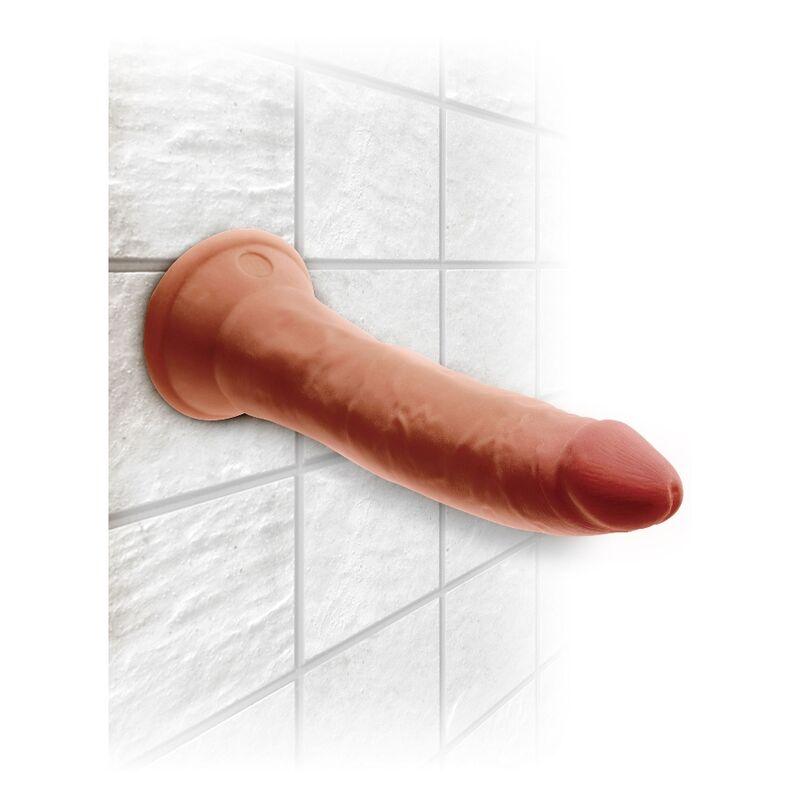 KING COCK - PLUS DILDO 3D TRIPLE DENSIDAD 18 CM - Sensuana.es