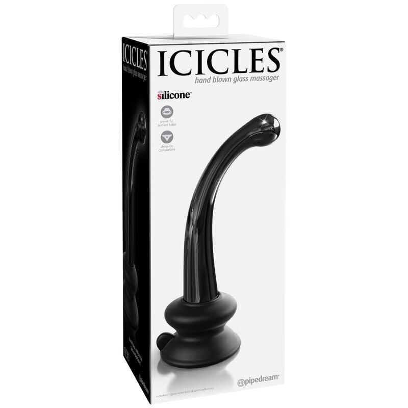 ICICLES - DILDO DE VIDRO N. 87 COM VENTOSA