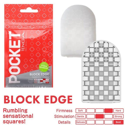 TENGA - BLOCKED EDGE MASTURBADOR POCKET - Sensuana.es