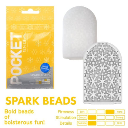 TENGA - SPARK BEARDS MASTURBADOR POCKET - Sensuana.es