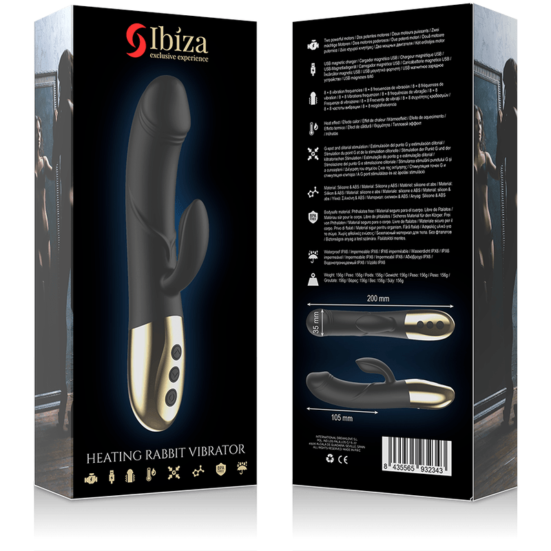 IBIZA - POTENTE VIBRADOR ANATOMICO CON RABBIT - Sensuana.es