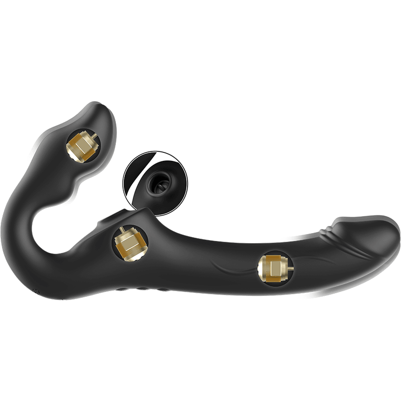 IBIZA - VIBRADOR STRAPLESS CONTROL REMOTO 3 MOTORES 1000 COMBINACIONES. - Sensuana.es