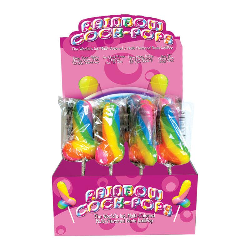 PRIDE - SPENCER & FLEETWOOD RAINBOW COCK Lollipop LGBT