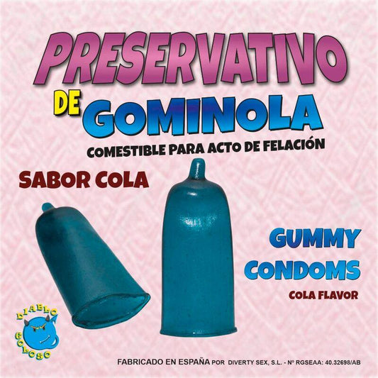 DIABLO PICANTE - PRESERVATIVO DE GOMINOLA COLA - Sensuana.es