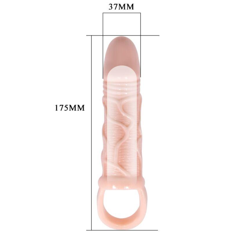 BAILE - FUNDA EXTENSORA PENE CON STRAP PARA TESTICULOS 13.5 CM - Sensuana.es