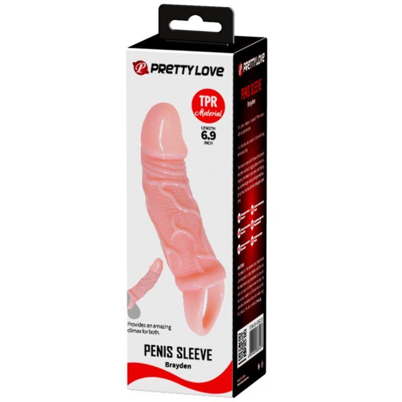 BAILE - FUNDA EXTENSORA PENE CON STRAP PARA TESTICULOS 13.5 CM - Sensuana.es