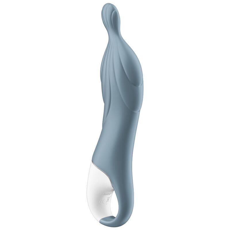 SATISFYER - INCRÍVEL VIBRADOR DE 2 PONTAS CINZENTAS