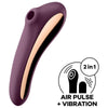 SATISFYER - DUAL KISS CLITORIS STIMULATOR PURPLE