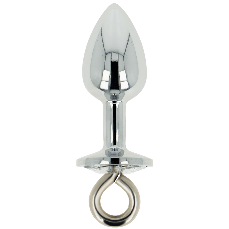 OHMAMA FETISH - METAL ANAL PLUG WITH RING