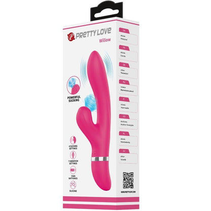 PRETTY LOVE - WILLOW VIBRADOR Y SUCCIONADOR RABBIT - Sensuana.es