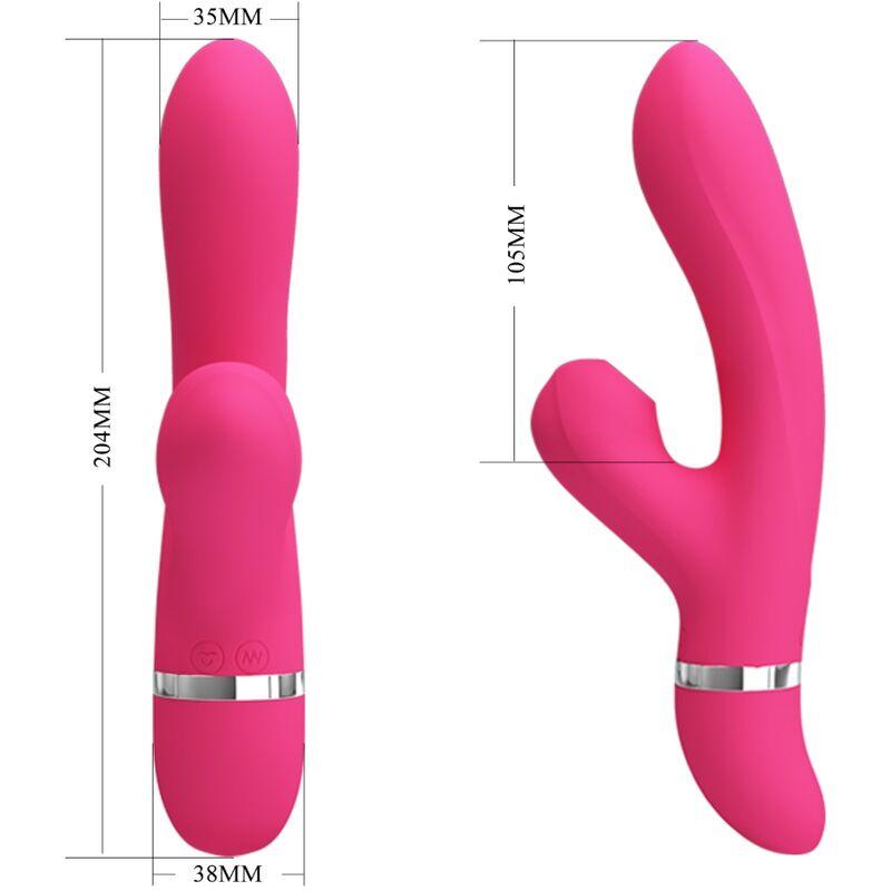 PRETTY LOVE - WILLOW VIBRADOR Y SUCCIONADOR RABBIT - Sensuana.es