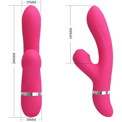 PRETTY LOVE - WILLOW VIBRADOR Y SUCCIONADOR RABBIT - Sensuana.es