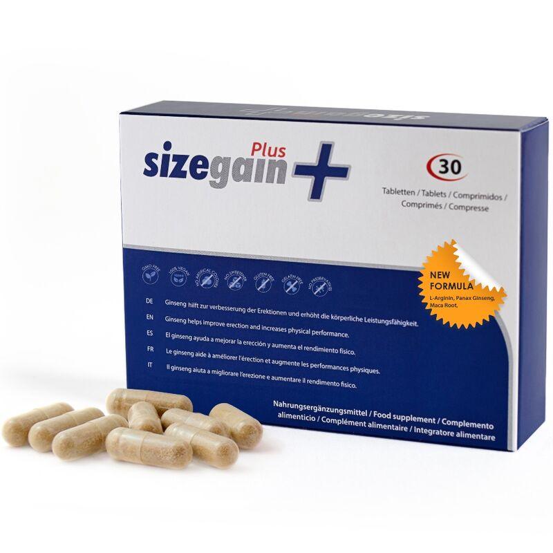 500 COSMETICS - SIZEGAIN PLUS PASTILLAS PARA ALARGAR EL PENE - Sensuana.es