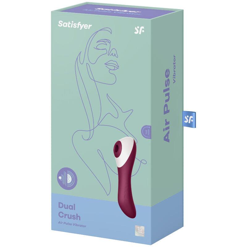 SATISFYER - DUAL CRUSH ESTIMULADOR Y VIBRADOR - Sensuana.es