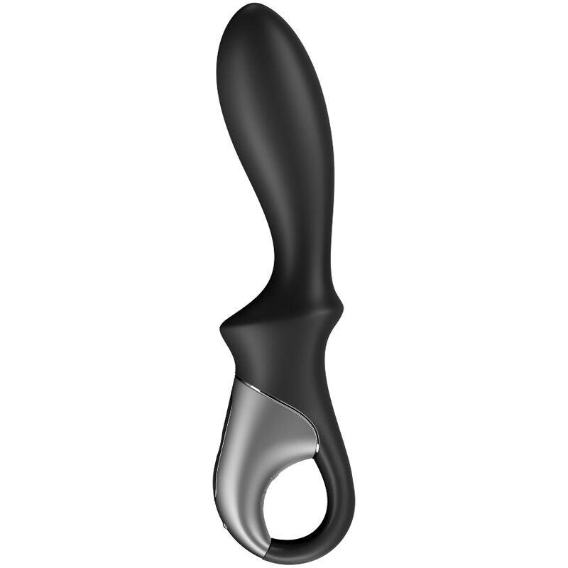 SATISFYER - APP VIBRADOR ANAL HEAT CLIMAX PRETO