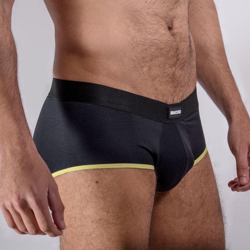 MACHO - MS24A CALZONCILLO BRIEF DARK AMARILLO S - Sensuana.es