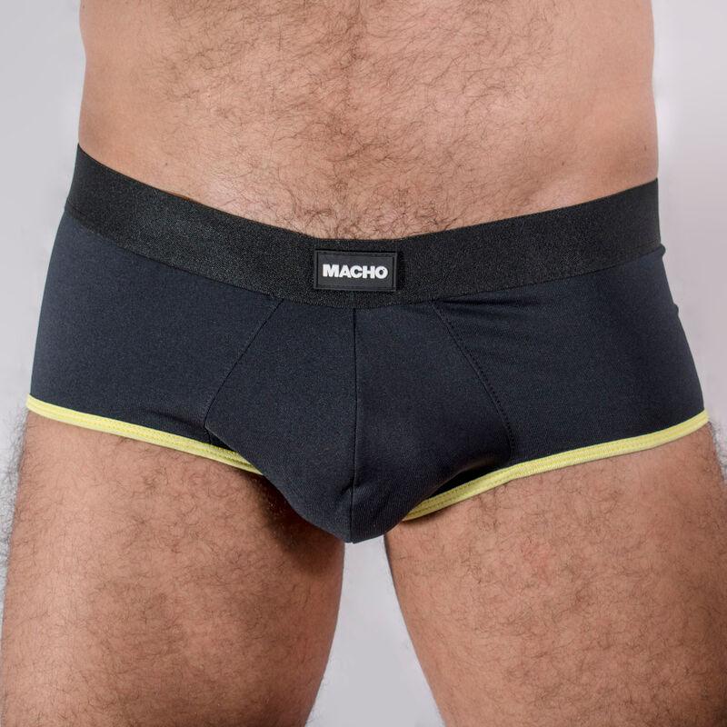 MACHO - MS24A CALZONCILLO BRIEF DARK AMARILLO S - Sensuana.es