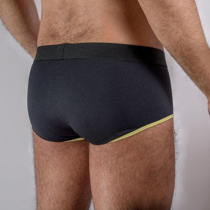 MACHO - MS24A CALZONCILLO BRIEF DARK AMARILLO S - Sensuana.es