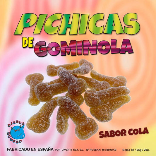 DIABLO GOLOSO - PICHITAS DE GOMINOLA COLA - Sensuana.es