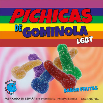 PRIDE - PICHITAS DE GOMINOLA FRUTAS CON AZUCAR LGBT - Sensuana.es