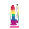 ORGULHO - DILDO BANDEIRA LGBT 15 CM