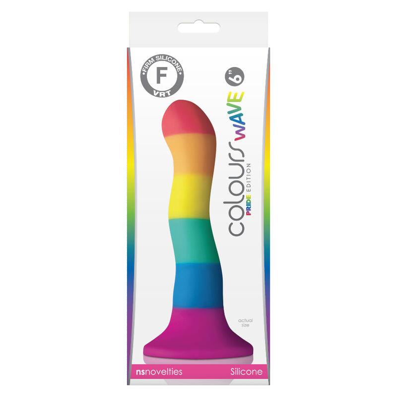 PRIDE - DILDO WAVE BANDEIRA LGBT 17 CM