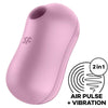 SATISFYER - COTTON CANDY ESTIMULADOR Y VIBRADOR LILA