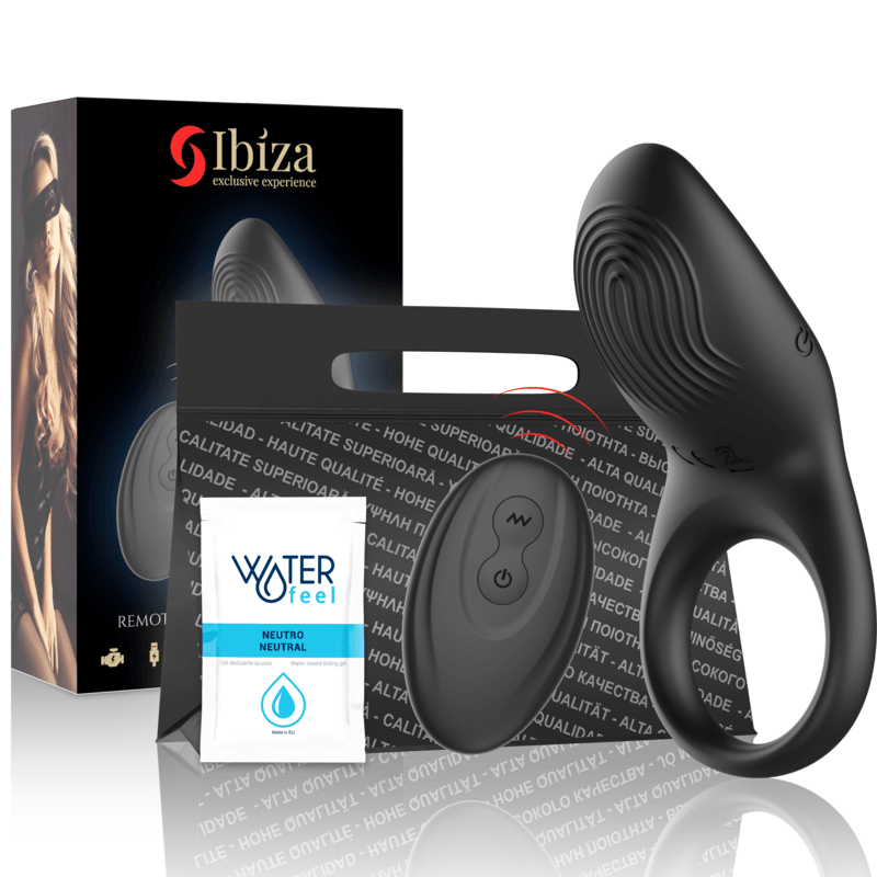 IBIZA - ANILLO VIBRADOR CONTROL REMOTO FULL CONTACT - Sensuana.es