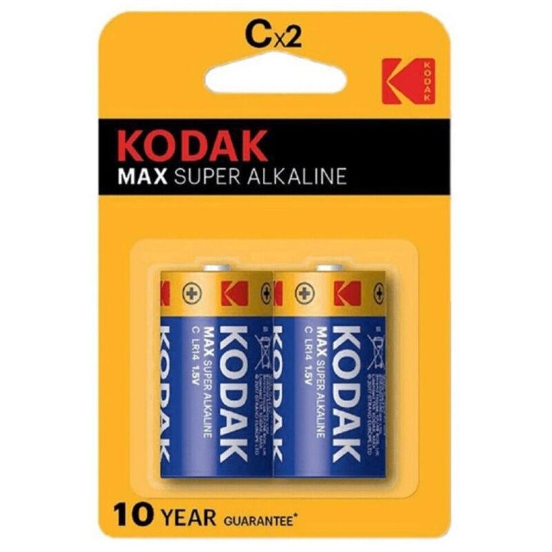 KODAK - MAX PILA ALCALINA C LR14 BLISTER*2 - Sensuana.es