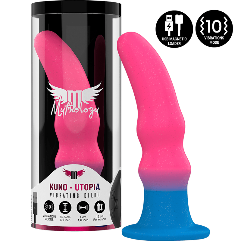 MITOLOGIA - KUNO UTOPIA DILDO M - VIBRADOR COMPATÍVEL COM A TECNOLOGIA WATCHME WIRELESS