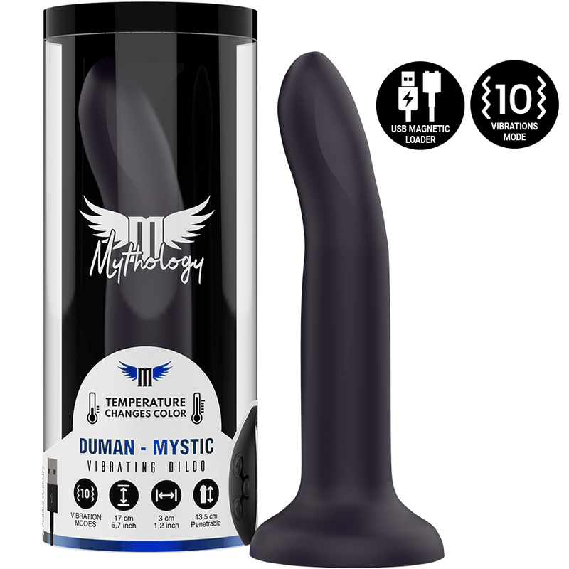 MITOLOGIA - DUMAN MYSTIC DILDO M - VIBRADOR COMPATÍVEL COM A TECNOLOGIA WATCHME WIRELESS