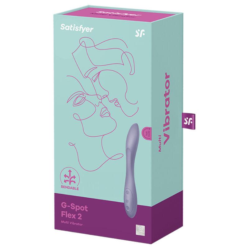 SATISFYER - G-SPOT FLEX 2 MULTI VIBRADOR MORADO - Sensuana.es