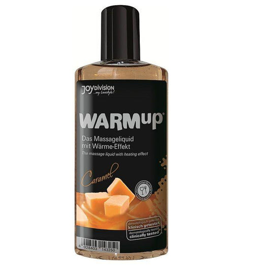 JOYDIVISION WARMUP - ACEITE DE MASAJE EFECTO CALOR CARAMELO 150ML - Sensuana.es