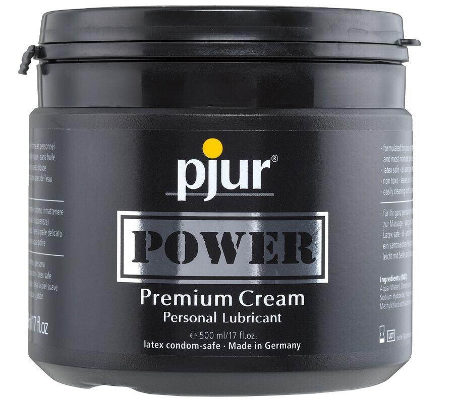 PJUR - POWER PREMIUM CREAM PERSONAL LUBRICANT 500 ML - Sensuana.es