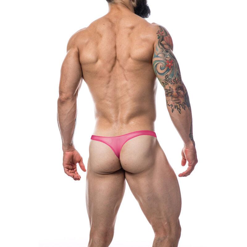 CUT4MEN - THONG WITH FUCHSIA ENHANCEMENT XL