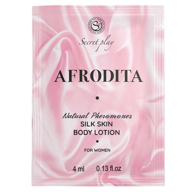 SECRETPLAY - MONODOSIS LOCION CORPORAL PIEL DE SEDA AFRODITA 4 ML - Sensuana.es