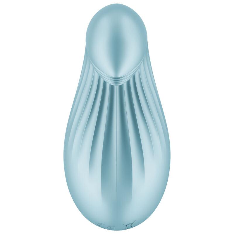 SATISFYER - DIPPING DELIGHT VIBRADOR LAY-ON AZUL - Sensuana.es