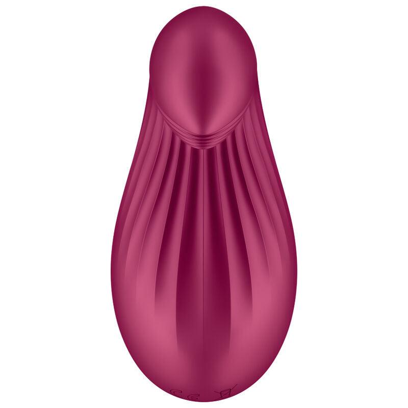 SATISFYER - DIPPING DELIGHT VIBRADOR LAY-ON AZUL - Sensuana.es