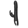 BLACK&SILVER - KENJI VIBRADOR RABBIT UP & DOWN COMPATIBLE CON WATCHME - Sensuana.es