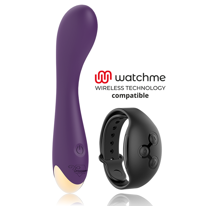 TESOURO - VIBRADOR HANSEL G-SPOT COMPATÍVEL COM A TECNOLOGIA WATCHME WIRELESS