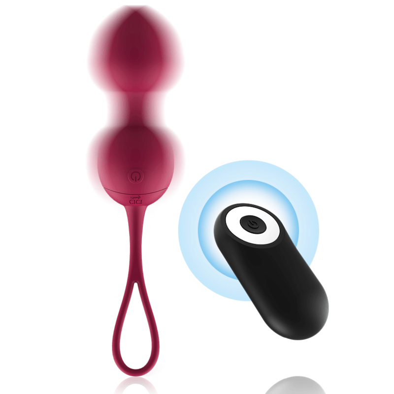 CICI BEAUTY - PREMIUM SILICONE 3 VIBRATING KEGEL BEADS REMOTE CONTROL - Sensuana.es