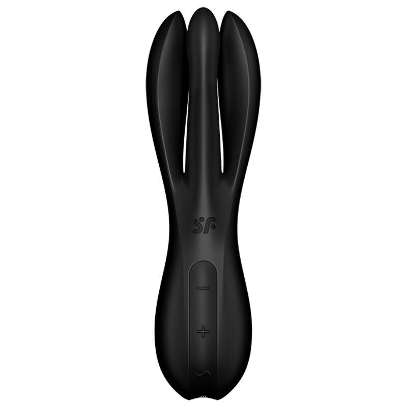 SATISFYER - THREESOME 2 BLACK VIBRATOR